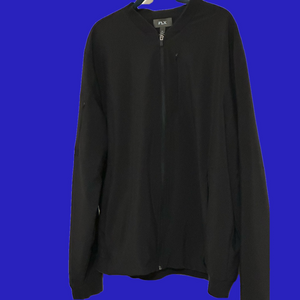 Great for spring!Men’s like new dressy black bomber jacket by FLX. Size XXL.